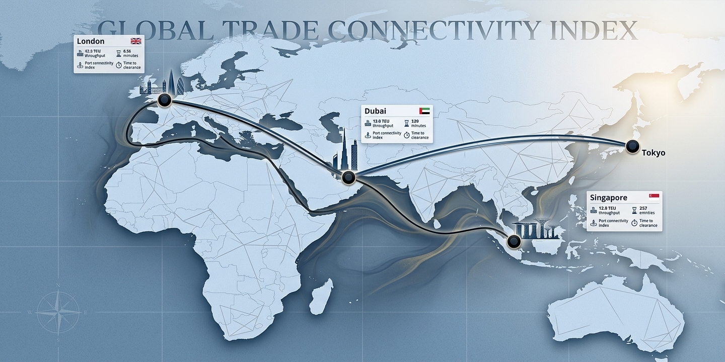 Global network map